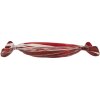 Scodella decorativa in vetro Clayre & Eef 6GL5200 23x11x4 cm Rosso