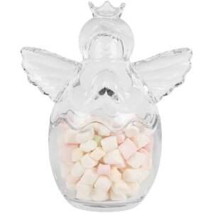 Vaso da conservazione con coperchio Clayre & Eef 15x10x18 cm