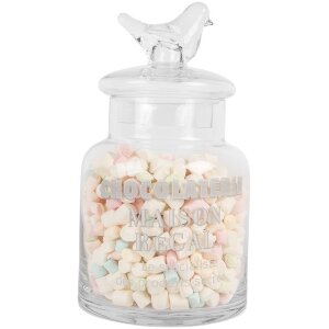 Vaso per conserva in vetro Clayre & Eef 6GL5210 Ø 13x23 cm