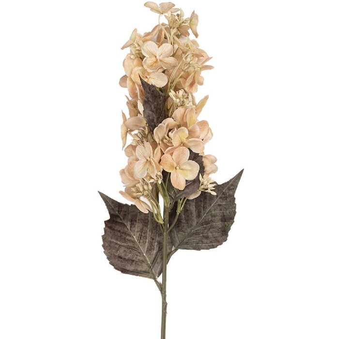 Decorazione ramo con fiori Clayre & Eef 8x8x72 cm Beige-Verde