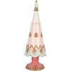 Decorazione albero di Natale Clayre & Eef Ø 10x30 cm Rosa
