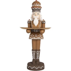 Decorazione Grillo di Natale Clayre & Eef 18x15x40 cm Marrone