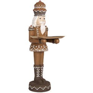 Decorazione Grillo di Natale Clayre & Eef 18x15x40 cm Marrone