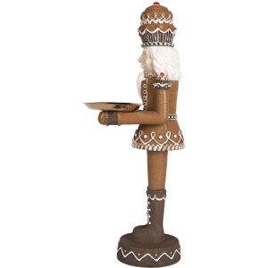 Decorazione Grillo di Natale Clayre & Eef 18x15x40 cm Marrone