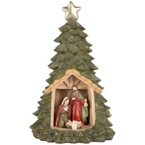 Albero di Natale Clayre & Eef con LED 15x24 cm