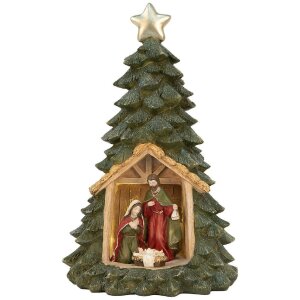 Albero di Natale Clayre & Eef con LED 15x24 cm