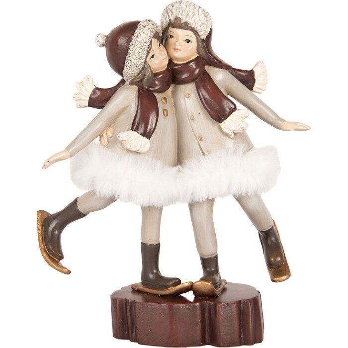 Decorazione per bambini Clayre & Eef 15x7x18 cm Grigio e Marrone