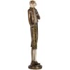Decorazione Cane Clayre & Eef 6PR5635 10x10x50 cm Marrone
