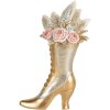 Decorazione Scarpa Clayre & Eef 6PR5638 14x7x22 cm Oro