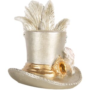 Cappello Decorativo Clayre & Eef 6PR5639 Argentato...