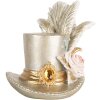 Cappello Decorativo Clayre & Eef 6PR5639 Argentato 13x11x13 cm
