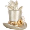 Cappello Decorativo Clayre & Eef 6PR5639 Argentato 13x11x13 cm