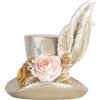 Cappello Decorativo Clayre & Eef 6PR5639 Argentato 13x11x13 cm