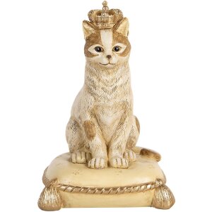 Salvadanaio Gatto Clayre & Eef 6PR5644 Beige 13x13x20 cm
