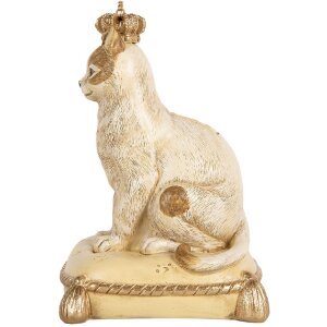 Salvadanaio Gatto Clayre & Eef 6PR5644 Beige 13x13x20 cm