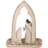 Gruppo natalizio decorativo Clayre & Eef 6PR5645 18x7x22 cm Beige & Braun
