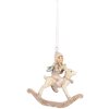 Decorazione Appeso Bambino Clayre & Eef 6PR5655 8x3x9 cm Beige Rosa