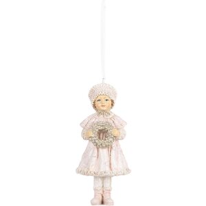 Clayre & Eef 6PR5658 Decorazione Appeso Bambino Rosa...