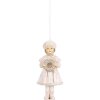 Clayre & Eef 6PR5658 Decorazione Appeso Bambino Rosa 5x4x11 cm