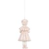Clayre & Eef 6PR5658 Decorazione Appeso Bambino Rosa 5x4x11 cm