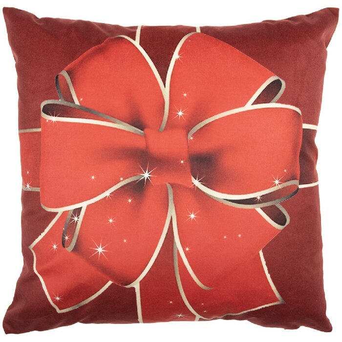Federa per cuscino Clayre & Eef KT021.435 45x45 cm Rosso Dorato