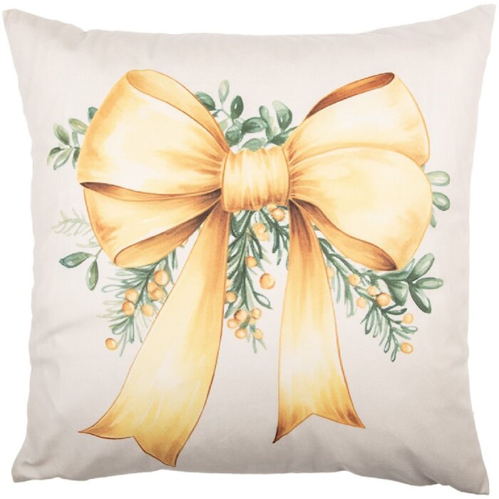 Copricuscino Clayre & Eef KT021.436 45x45 cm Beige-Giallo