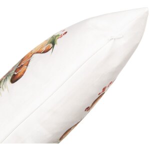 Copricuscino 45x45 cm Clayre & Eef KT021.437 Bianco e...