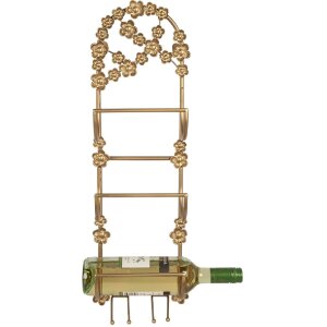 Portavino Clayre & Eef 5Y1387 21x13x62 cm Color Oro