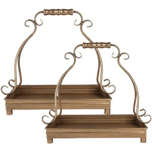 Set di 2 ciotole decorative Clayre & Eef 43x26x41 /...
