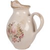 Brocca decorativa Clayre & Eef 6CE2236M 21x16x24 cm Beige Rosa