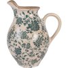 Brocca decorativa Clayre & Eef 6CE2237M 21x16x24 cm Beige-Verde