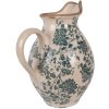 Brocca decorativa Clayre & Eef 6CE2237M 21x16x24 cm Beige-Verde