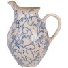 Vaso decorativo Clayre & Eef 6CE2238M 21x16x24 cm Beige-Blu