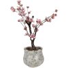 Vaso per fiori Clayre & Eef 6CE2240S Ø 15x13 cm Verde Grigio Ceramica