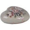 Clayre & Eef 6CE2242L Decorazione Cuore 11x11x4 cm Grigio e Rosa