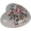 Clayre & Eef 6CE2242M Decorazione Cuore 8x8x4 cm Grigio/Rosa