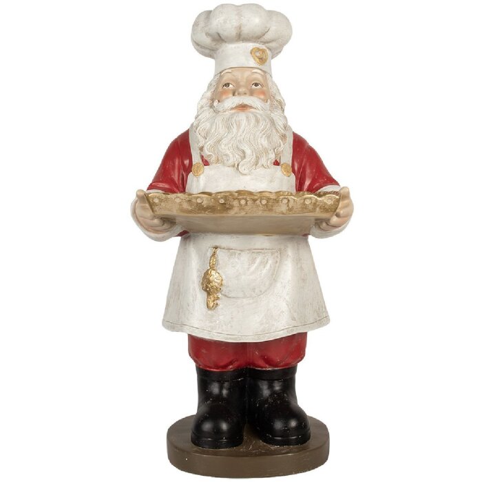 Decorazione di Natale Babbo Natale Clayre & Eef 40x39x81 cm
