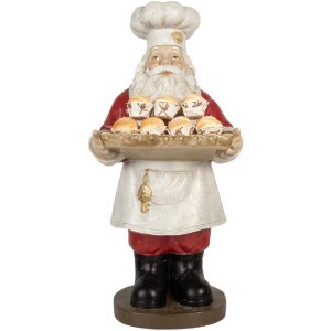 Decorazione di Natale Babbo Natale Clayre & Eef 40x39x81 cm