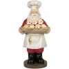 Decorazione di Natale Babbo Natale Clayre & Eef 40x39x81 cm