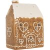 Portacandele a forma di casa Clayre & Eef 12x7x16 cm