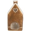 Portacandele a forma di casa Clayre & Eef 11x9x21 cm