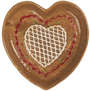 Piattino in ceramica Clayre & Eef 6CE2325 17x17x3 cm...