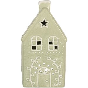 Portacandele decorativo Clayre & Eef 6CE2328 Casa...