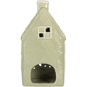 Portacandele decorativo Clayre & Eef 6CE2328 Casa 11x9x21 cm