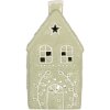 Portacandele decorativo Clayre & Eef 6CE2328 Casa 11x9x21 cm