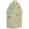 Portacandele decorativo Clayre & Eef 6CE2328 Casa 11x9x21 cm