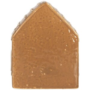 Decorazione casa con LED Clayre & Eef 6CE2330 8x6x10 cm Marrone Bianco