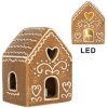 Decorazione casa con LED Clayre & Eef 6CE2330 8x6x10 cm Marrone Bianco