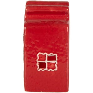 Portacandele decorativo Clayre & Eef 6CE2336 a forma di casetta 8x7x13 cm