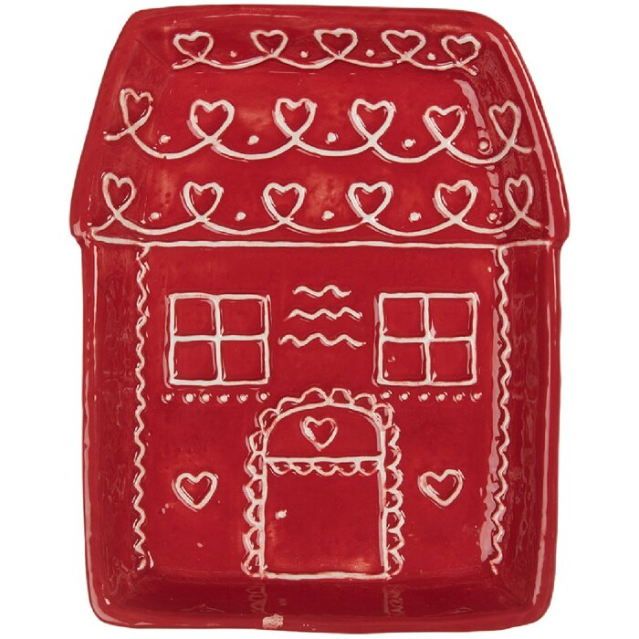 Piccolo Piatto in Ceramica Clayre & Eef 6CE2345 15x19x3 cm